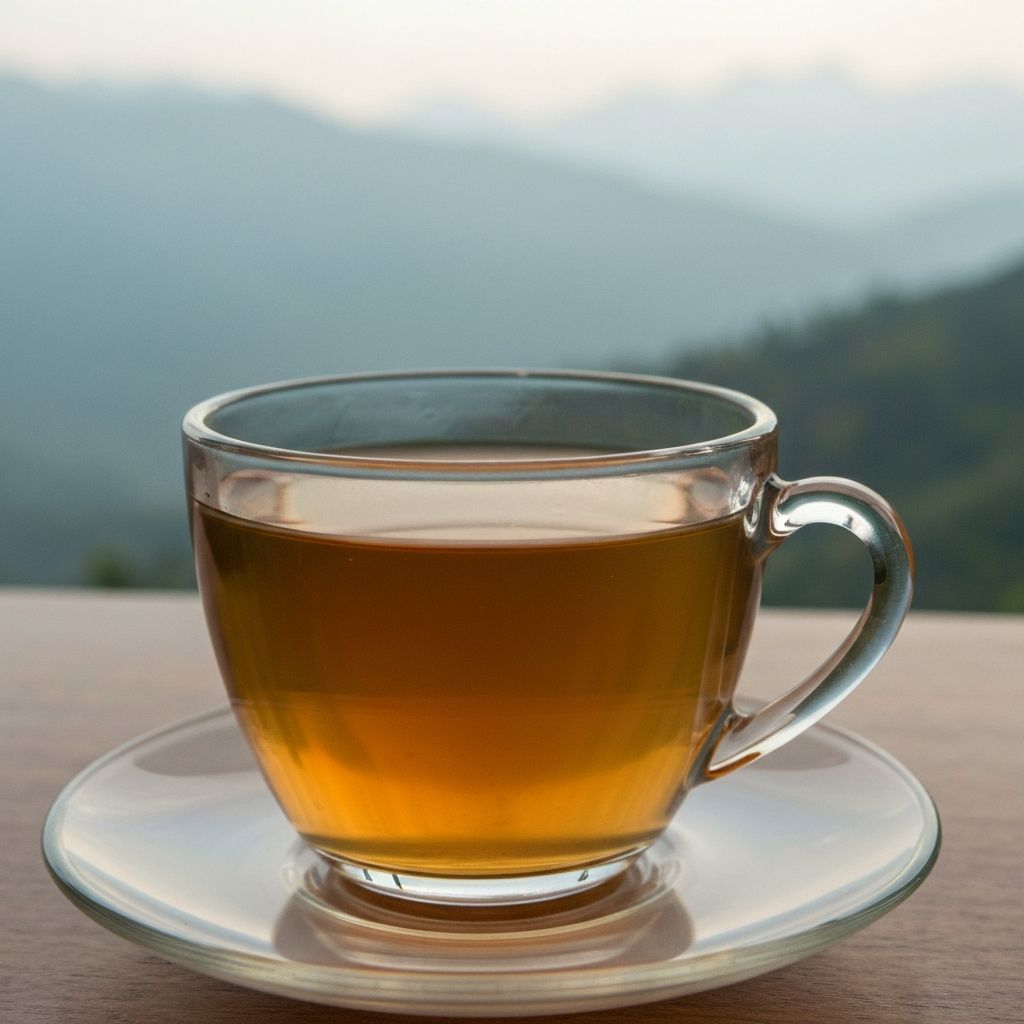 Darjeeling Tee in einer eleganten Tasse