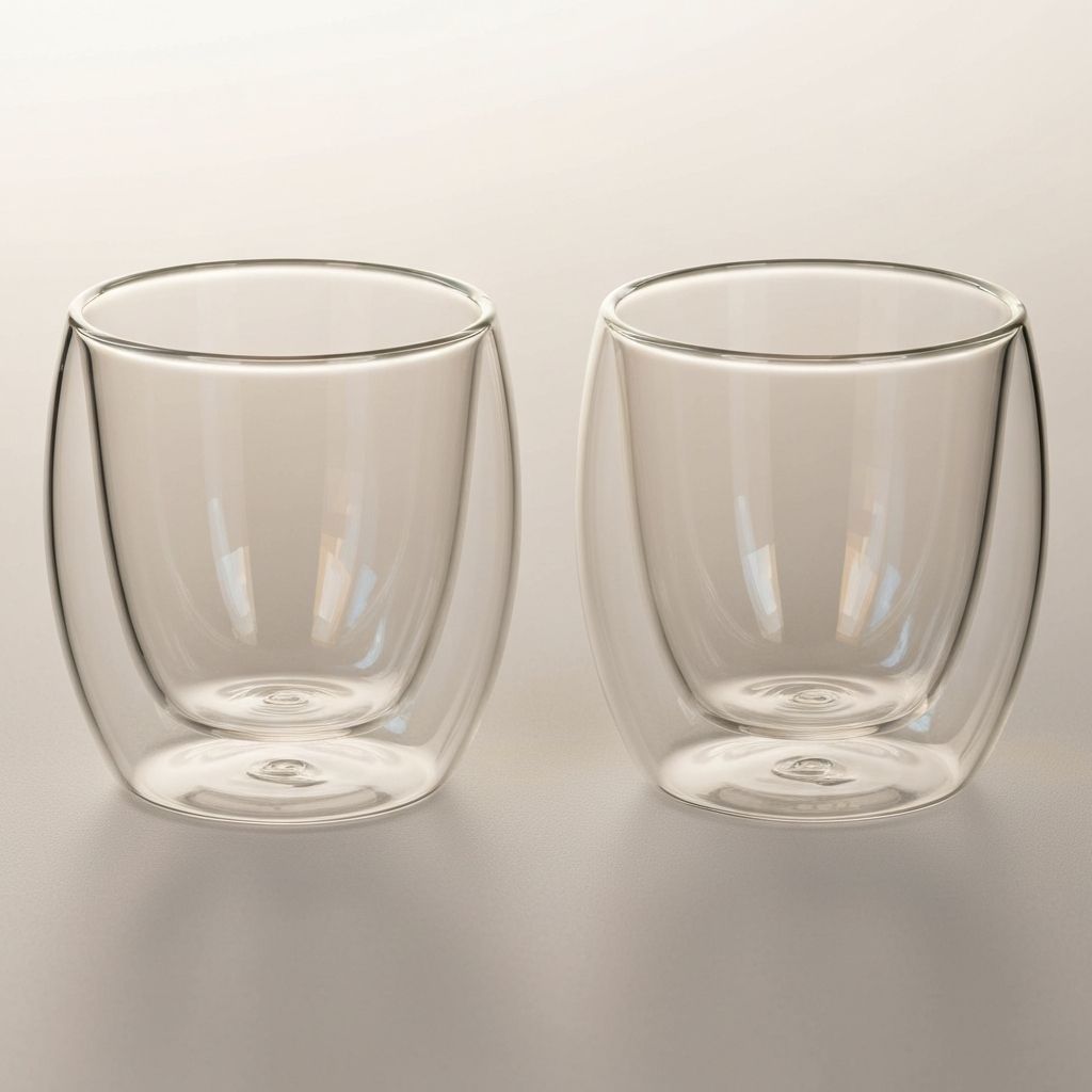 Doppelwandige Teegläser