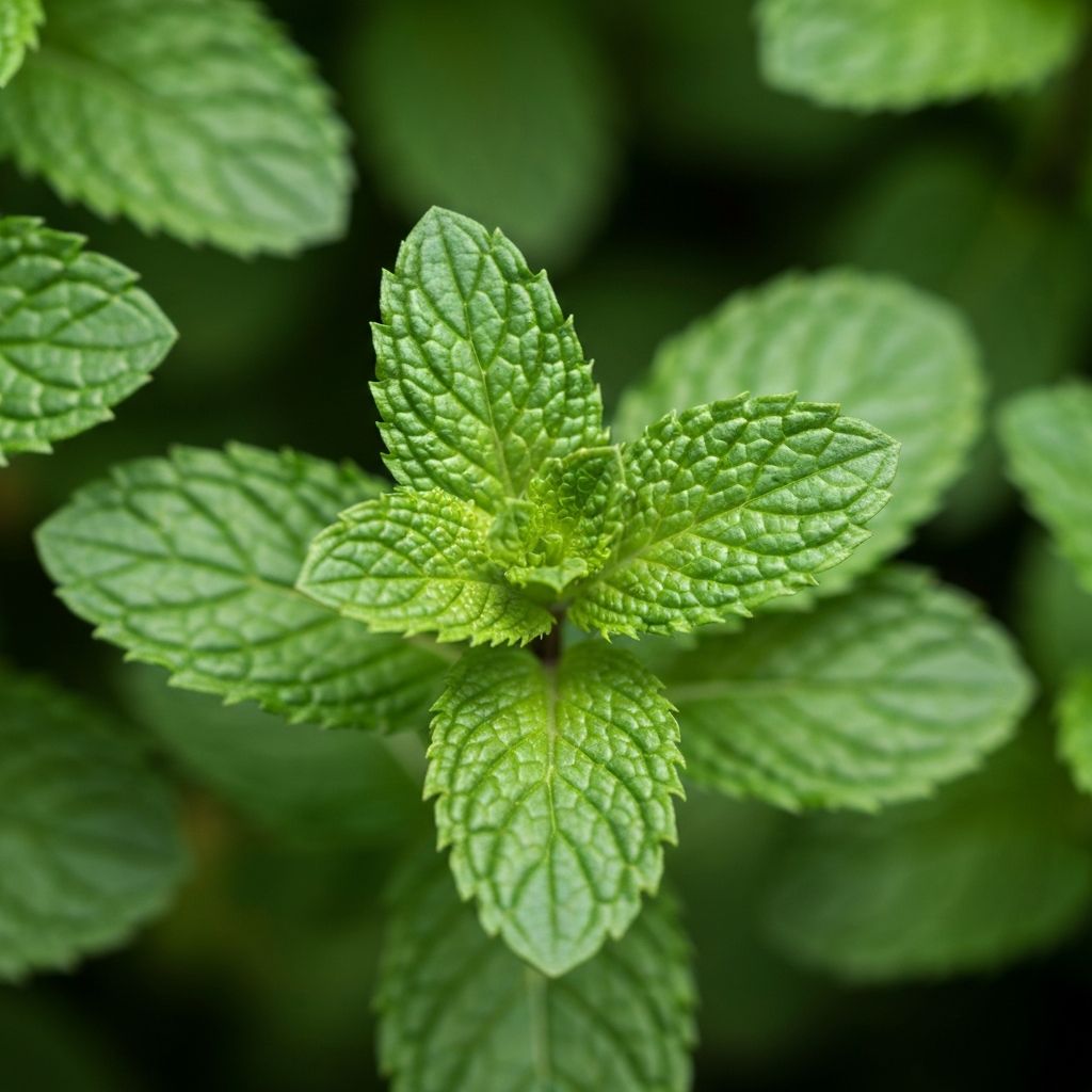 Frische Pfefferminzblätter