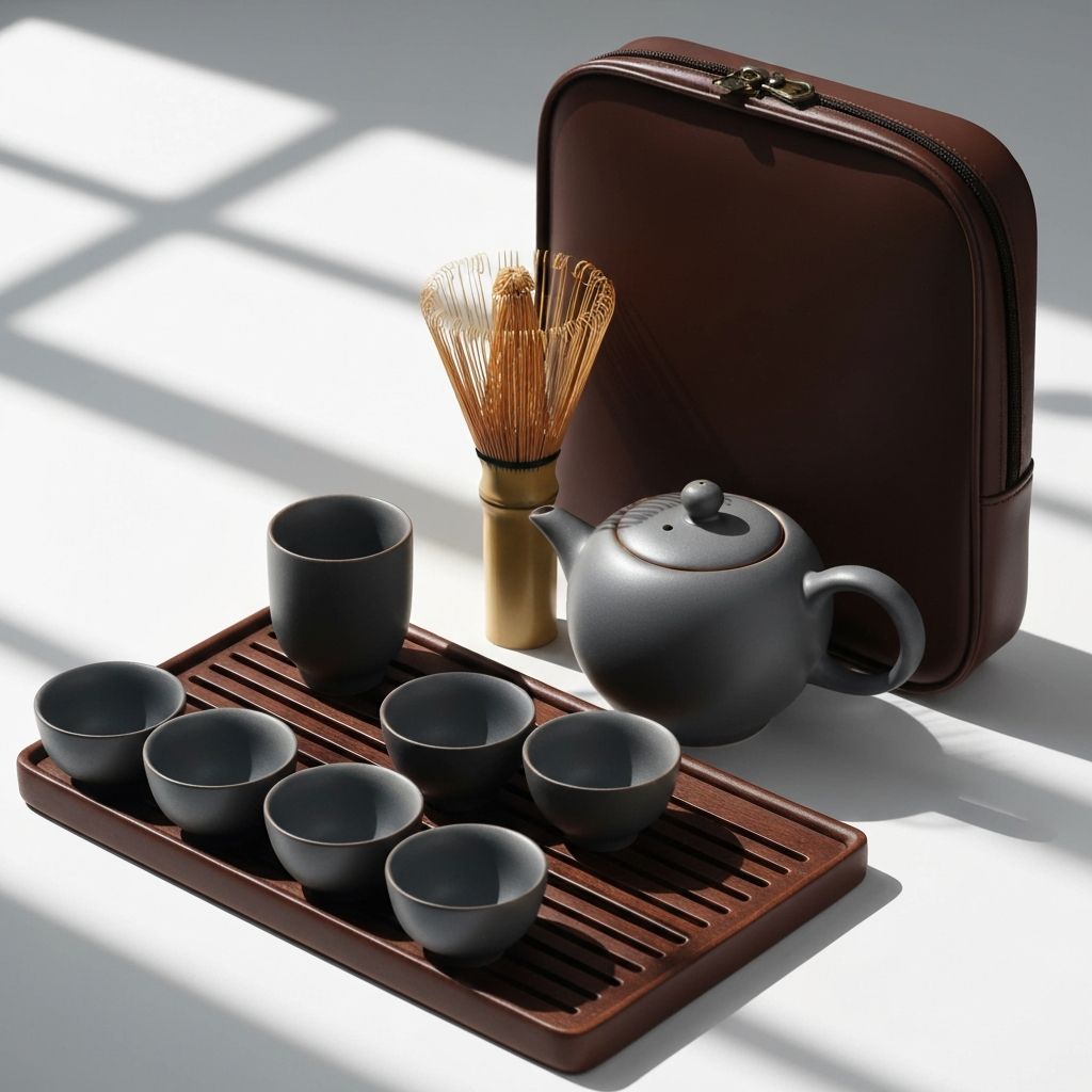 Tragbares Gongfu Tee-Set