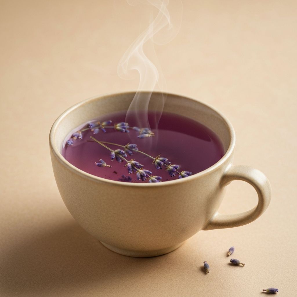 Lavendelblütentee