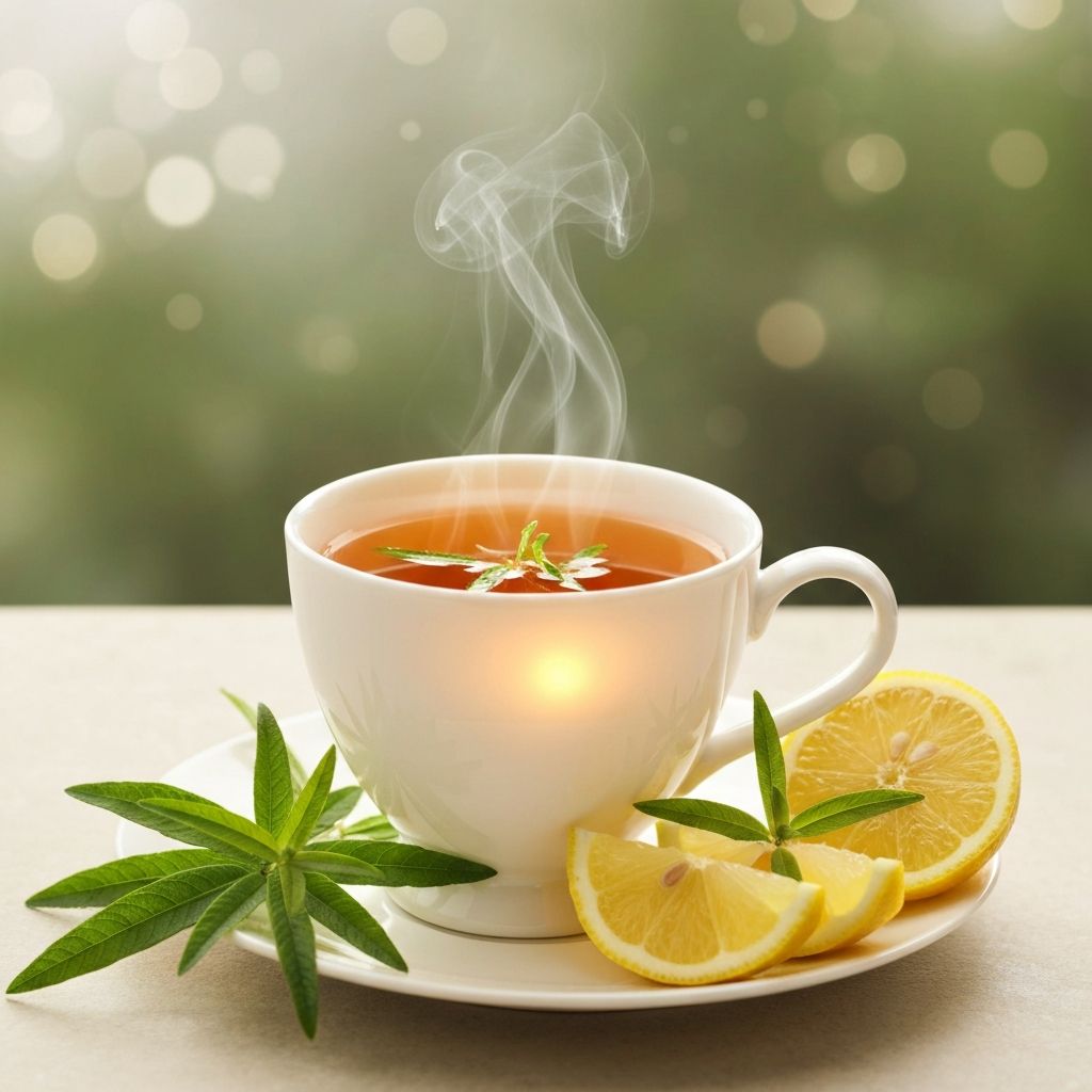 Zitronenverbene Tee