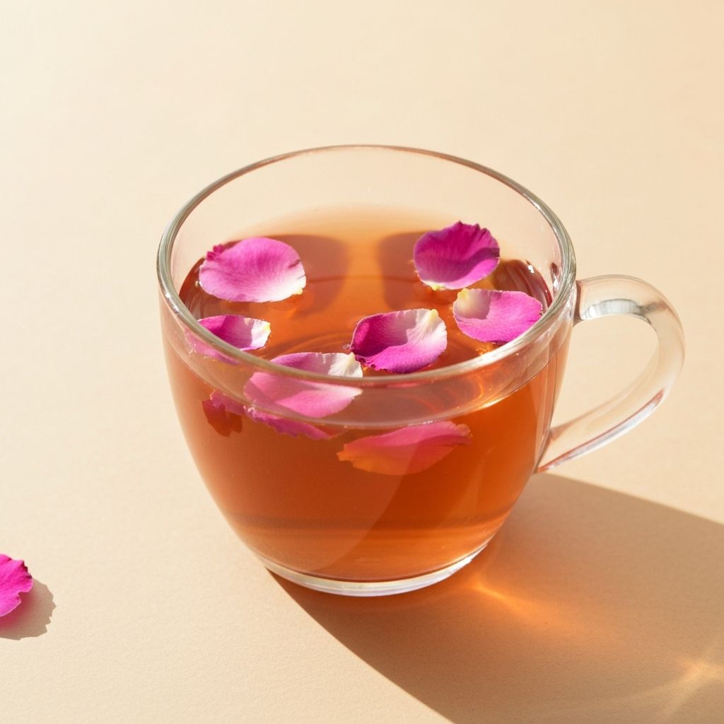 Rosenblütentee