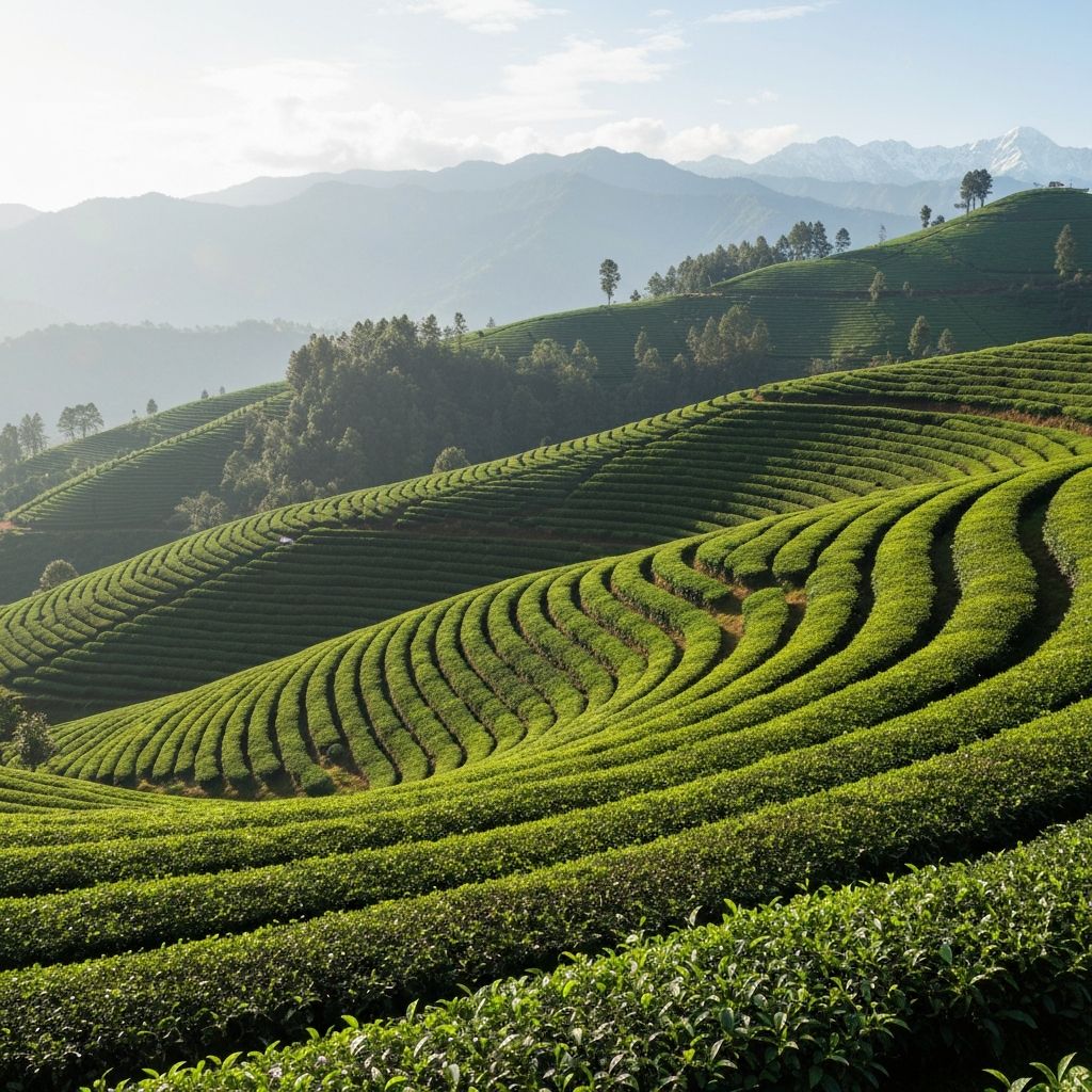 Teeterrassen in Darjeeling
